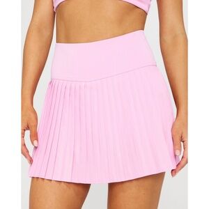 NWT SZ M *Hot Shot* Pleated Skirt Classic Mini in Soft Baby *Pink Marshmallow*